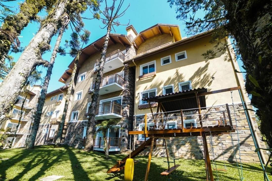 Apto 103 B,2, Proximo A Museus E Restaurantes, Condominio Com Piscina Aquecida. Gramado Extérieur photo